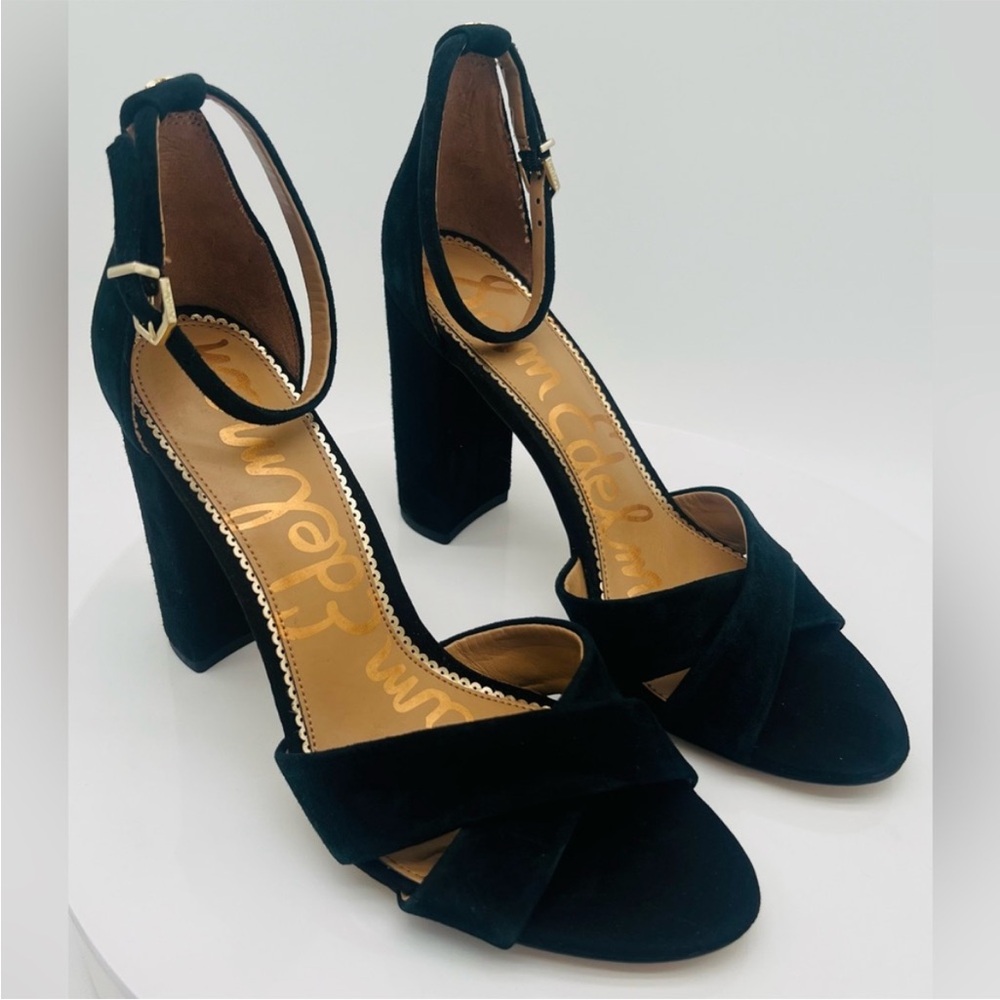 Sam Edelman suede crisscross sandals size 10